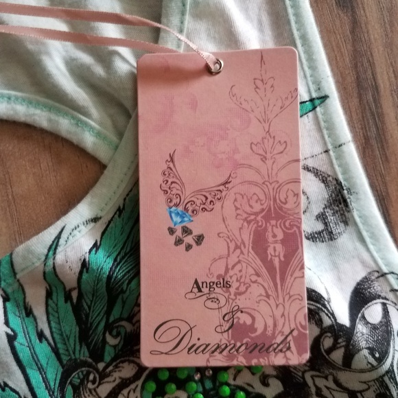 Buckle Angel Cross Tank NWT - Picture 3 of 4